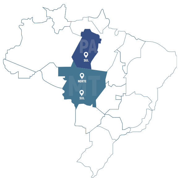 Mapa área de atuação